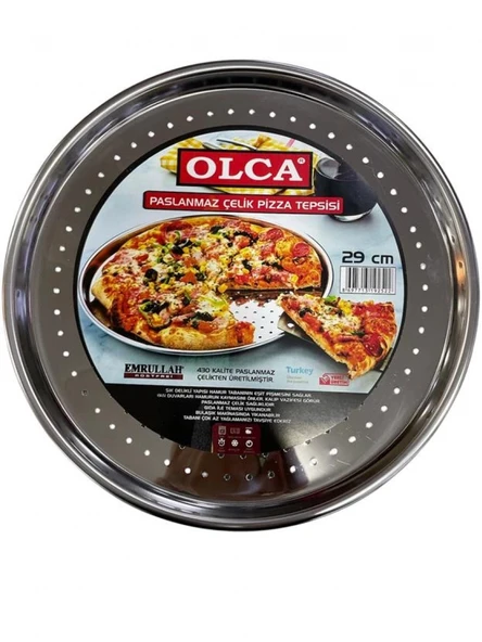 Emrullah EMR PT29 Metal Pizza Tepsisi 29 cm ürün görseli 1