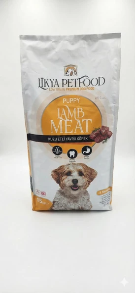 LİKYA PETFOOD PUPPY KUZU ETLİ YAVRU KÖPEK MAMASI 15KG ürün görseli 1