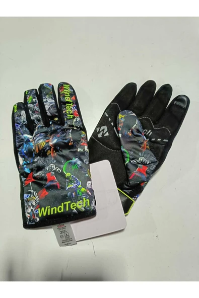 WindTech Clash Desen Tam Koruma Eldiven M BEDEN TSE UYGUN ürün görseli 1