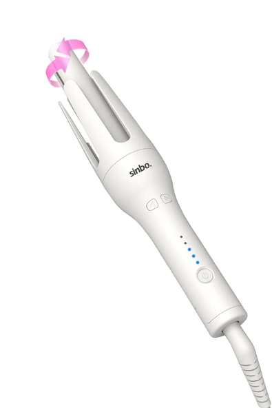 Sinbo SHD-1728 Otomatik Saç Maşası Seramik Kaplama Saç Şekillendirici LED Isı Göstergeli ürün görseli 1