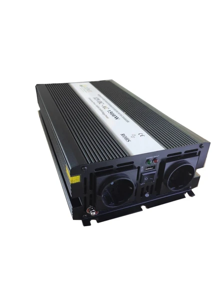 1500 Watt 12 Volt Ups (Şebeke Şarjlı) Modifiye Sinüs İnverter ürün görseli 1