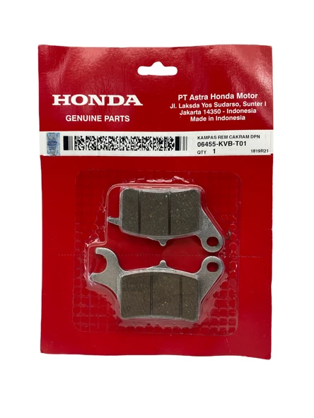 HONDA DİO110 2021-2023 ÖN FREN BALATA TK ORJİNAL 06455-KVB-T01 ürün görseli 1