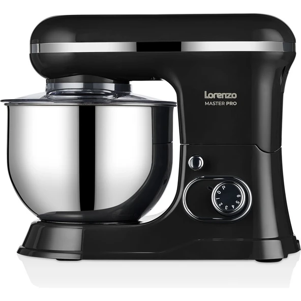 Lorenzo Master Pro Stand Mixer Hamur Yoğurma Makinesi 1500 W Siyah ürün görseli 1