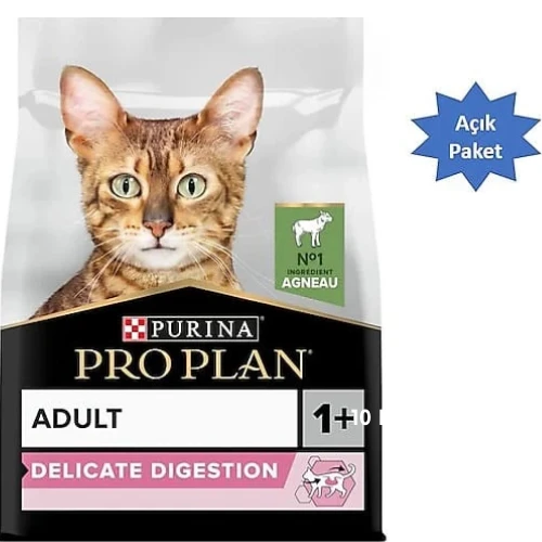 Pro Plan Delicate Kuzu Etli 2 kg Yetişkin Kedi Maması - Açık Paket ürün görseli 1