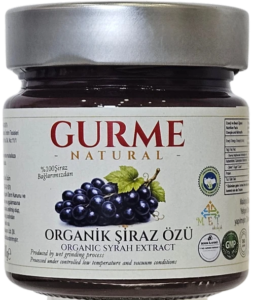 Gurme Natural 255 Ml Organik Şiraz Özü ürün görseli 1