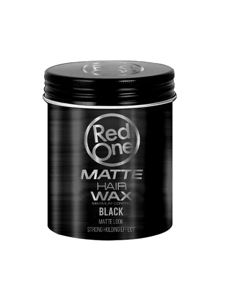 Red one Mat Wax Black Saç Şekillendirici - Güçlü Tutma Özelliği, 100 ml ürün görseli 1