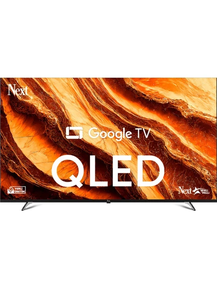 Next YE-65GFSG8-QLED 4K Ultra HD 65" 165 Ekran Uydu Alıcılı Google Smart QLED TV ürün görseli 1