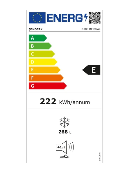 Şenocak D380 DF Dual Derin Dondurucu - Resim 3