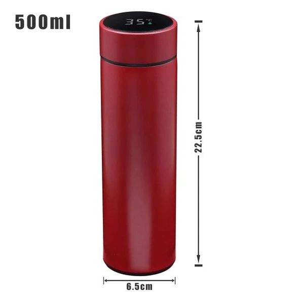 Sıcaklık Göstergeli Dijital Termos 500 ml ürün görseli 1