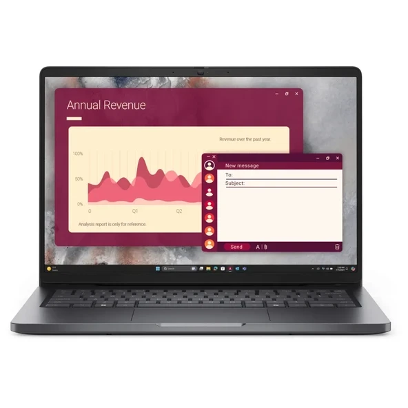 Dell Pro 14 PC14250 Core 5 120U 16 GB RAM 1 TB SSD FreeDOS PC14250-C5165UBU F9 ürün görseli 1