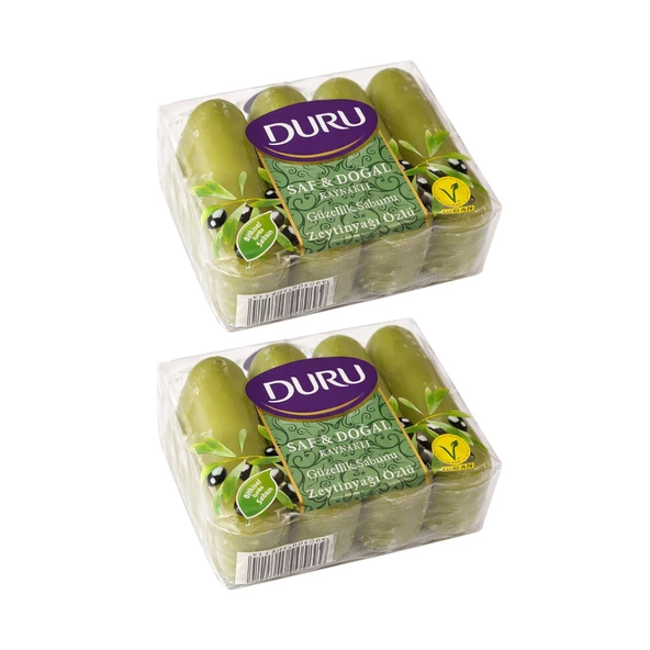Duru Saf&Doğal Zeytinyağlı Kalıp Sabun 4x70 gr x 2 Adet ürün görseli 1