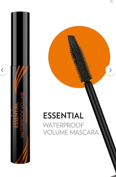 Golden Rose Essential Waterproof Volume Mascara Black - Suya Dayanıklı Maskara ürün görseli 1