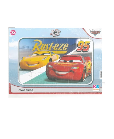 Ks Games Puzzle 24 Parça Cars Frame CR.704 ürün görseli 1