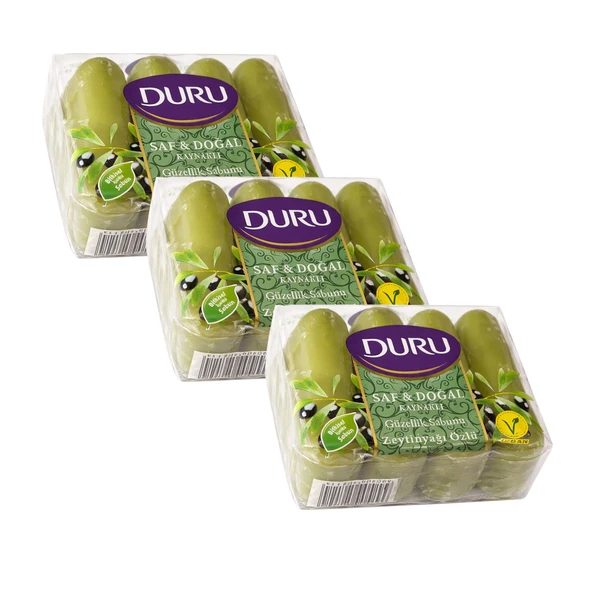 Duru Saf&Doğal Zeytinyağlı Kalıp Sabun 4x70 gr x 3 Adet ürün görseli 1