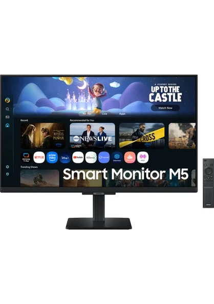 Samsung M5 27” IPS FHD 60 Hz 5 ms Smart Monitör LS27FM500EUXUF ürün görseli 1