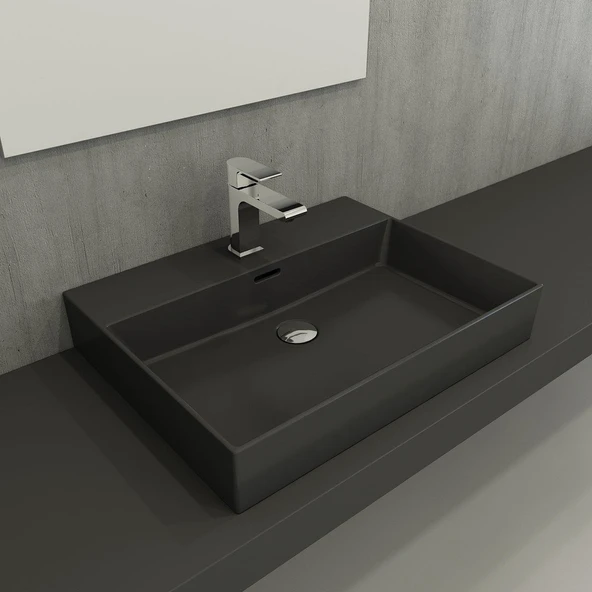 Bocchi Milano 60 cm Lavabo 1376-020-0126 Antrasit ürün görseli 1