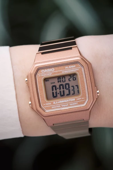 Casio Retro B650WC-5ADF Erkek Kol Saati - Resim 3