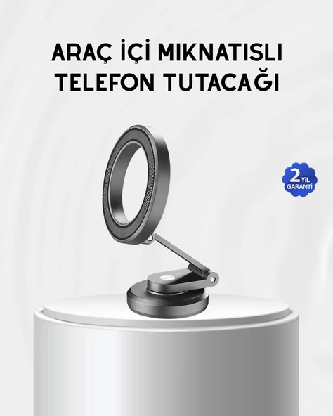 Manyetik Katlanabilir Araç Telefon Tutucu – MagSafe Uyumlu, 360° Ayarlanabilir, Güçlü Mıknatıs P197664S3626 ürün görseli 1