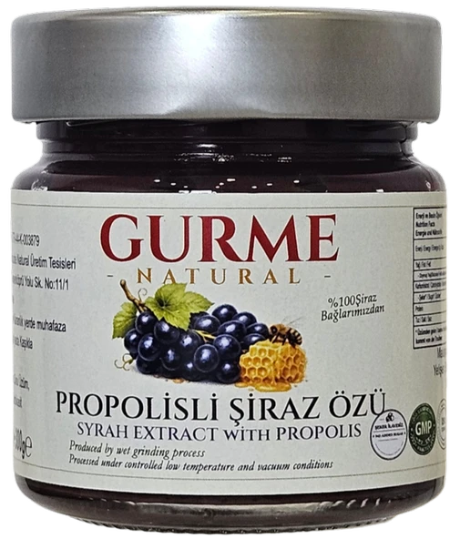 Gurme Natural 255 Ml Propolisli Şiraz Özü ürün görseli 1