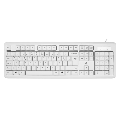 ACER eMachines, EAK9821, Beyaz, USB Kablolu, Türkçe Q, Standart Klavye ürün görseli 1