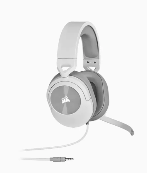 CORSAIR ORSAIR HEADSET-CA-9011261-EU HS55 STEREO Wired Gaming Headset - White ürün görseli 1