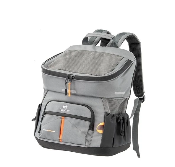 Ferplast VOYAGER 400 Sırt Taşıma Çantası - Gri (Max.10Kg) 33cm ürün görseli 1