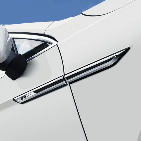 Volkswagen Passat Golf Arteon R-line 4'lü Çamurluk Logosu / YACI130 ürün görseli 1