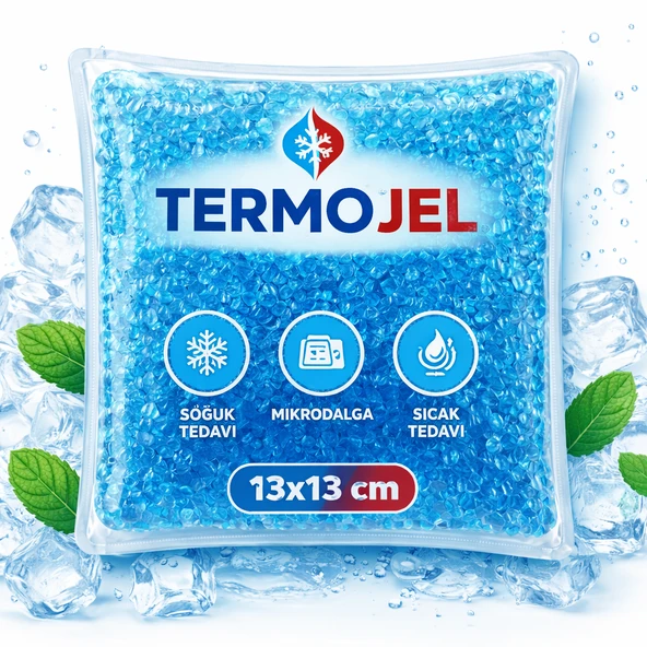 13x13 cm Termojel Sıcak Soğuk Kompres Jel Paketi ürün görseli 1