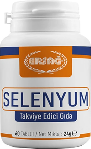 Ersağ Selenyum Takviye Edici Gıda 60 Tablet ürün görseli 1