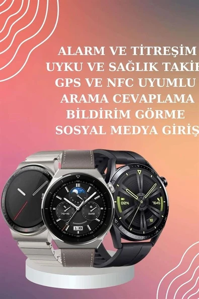ANC Özellikli Bluetooth Kulaklık ve Amoled Ekran Akıllı Saat Uyku ve Sağlık Takibi Nabız Ölçer P202608S1651 ürün görseli 1