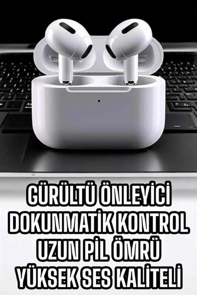 3.Nesil TWS Bluetooth Kulaklık Mikrofonlu ANC Özelliği Dokunmatik Kontrol P202891S9484 ürün görseli 1