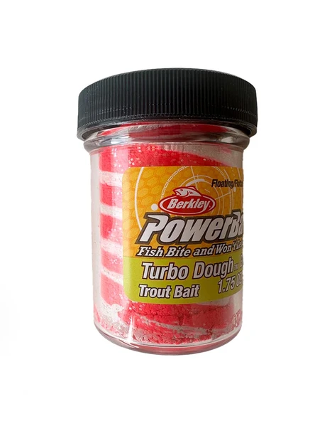 Berkley Power Bait Turbo Dough Glow-Fl Red-White ürün görseli 1