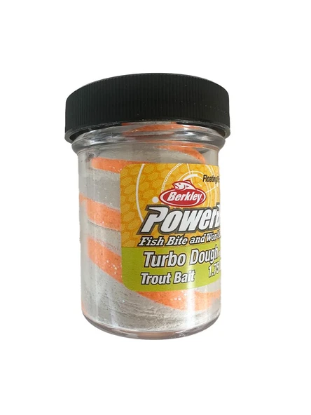 Berkley Power Bait Turbo Dough Glow-Org-White ürün görseli 1