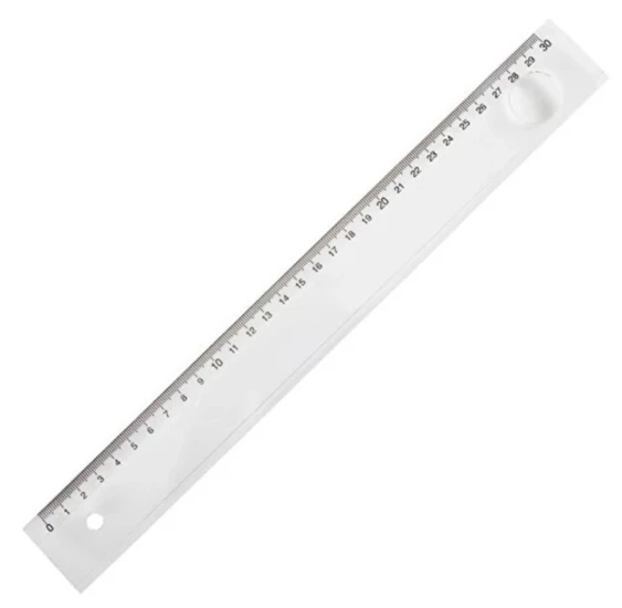 Yıldızlar Cetvel Plastik 30Cm Mercekli - 2 adet ürün görseli 1