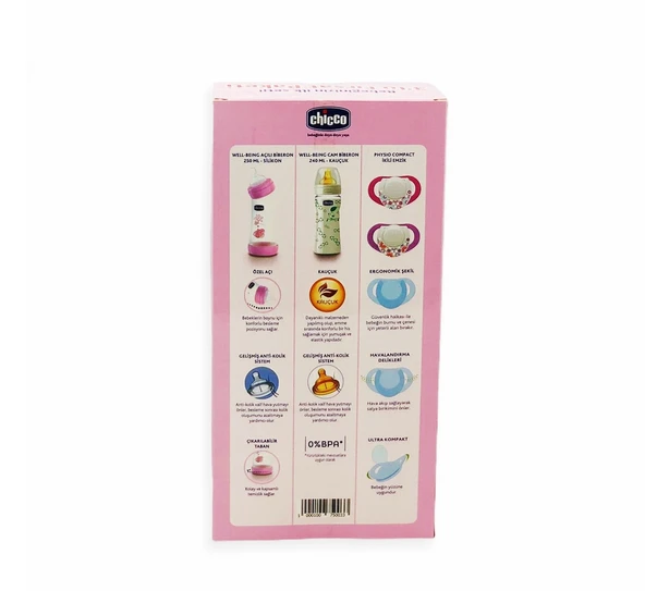 Chicco Bebeğinizin İlk Seti 3'lü Fırsat Paketi - Pembe ürün görseli 1