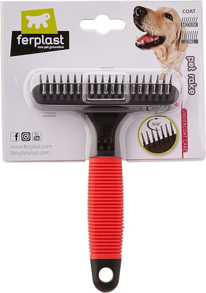 Ferplast GRO 5874 Kıtık Açıcı Çift Dişli Tarak - Resim 3