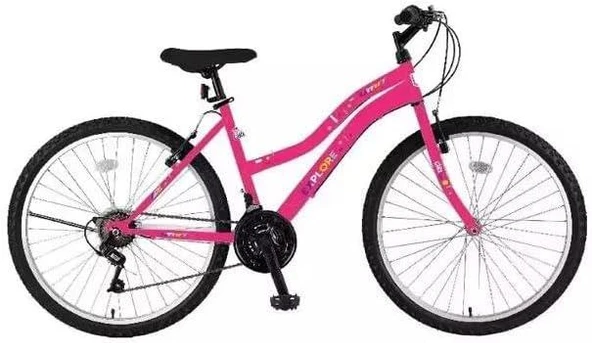 Ümit Explorer Lady 24 Jant 21Vites Bayan Dağ Bisikleti Pembe 41Cm Kadro ürün görseli 1