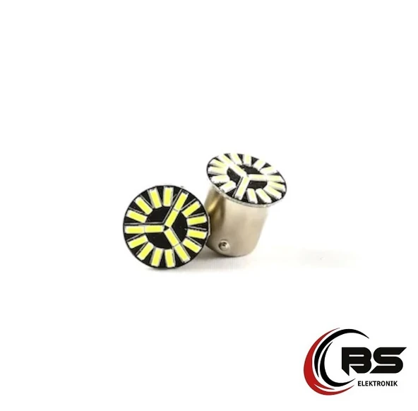 Çift Duy 1157 Soket 18 Led Ampul Fren.Bazı Araçlarda Gündüz Farı N11.613 ürün görseli 1