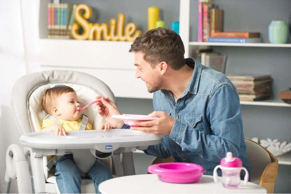 Chicco 4 Parça Beslenme Seti +6 Ay - Kız - Resim 3