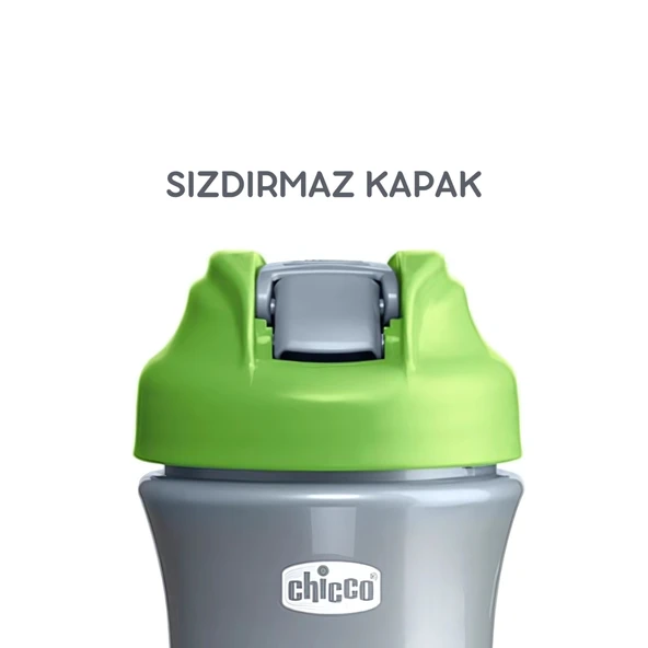 Chicco Pop-Up Pipetli Bardak 2 Yaş+ 350 ml - Green ürün görseli 1