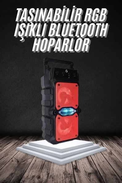 Bluetooth Hoparlör Çift Mikrofonlu Güçlü Ses Kaliteli Kesintisiz Kablosuz P203767S1886 ürün görseli 1