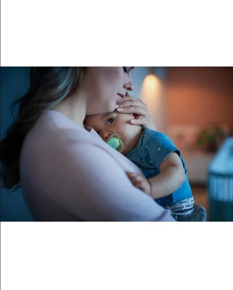 Philips Avent Ultra Air Night Karanlıkta Parlar Gece Emziği 0-6 ay Kız SCF376/19 ürün görseli 1