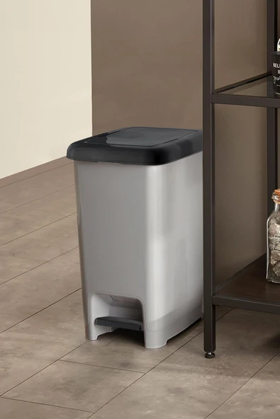 40 Litre Basmalı Çöp Kovası - Resim 2