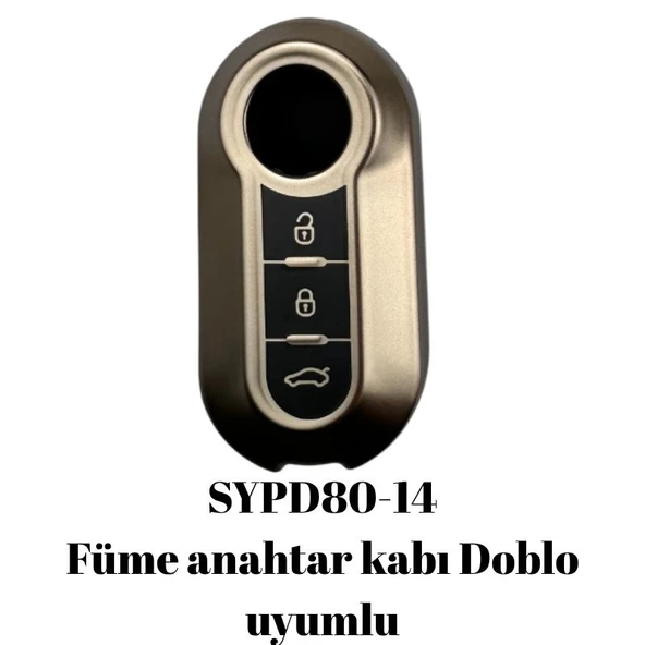 Füme anahtar kabı Doblo uyumlu / SYPD80-14 ürün görseli 1