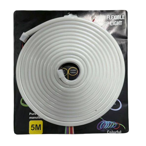 Neon şerit led 24v 8x16 mm 5 metre kesilebilir bağlantı aparatlı beyaz  / LAAM437 ürün görseli 1