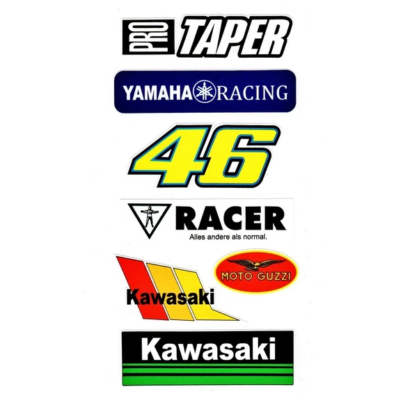 Yamaha - Kawasaki - 46 - Çoklu Sticker ürün görseli 1