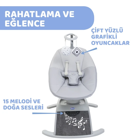 Chicco Comfy Elektrikli Ana Kucağı Silver Spring - Resim 2