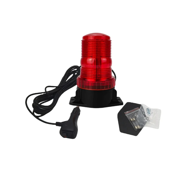 7 fonksiyonlu tepe lambası çakarlı mıknatıslı dikey model 12-30v kırmızı / LAIK537-2 ürün görseli 1