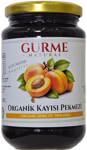 Gurme Natural 370 Ml Organik Kayısı Pekmezi ürün görseli 1