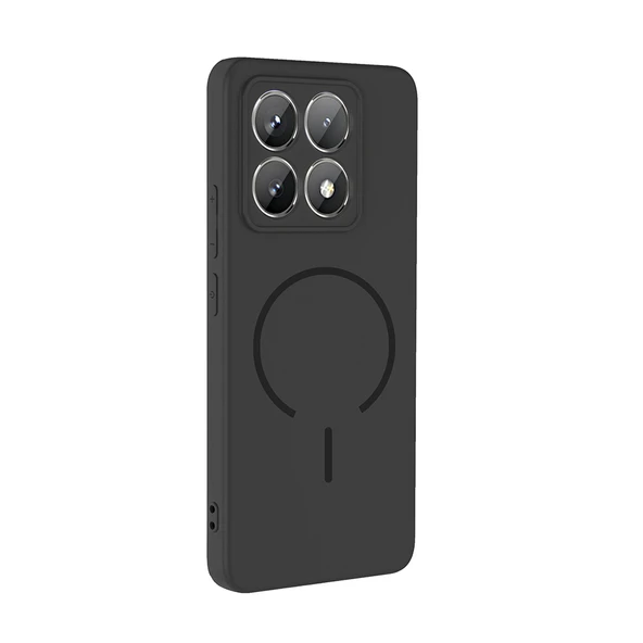 Gpack Xiaomi 14T uyumlu Kılıf Meta Araç Tutucu Özellikli Silikon ürün görseli 1